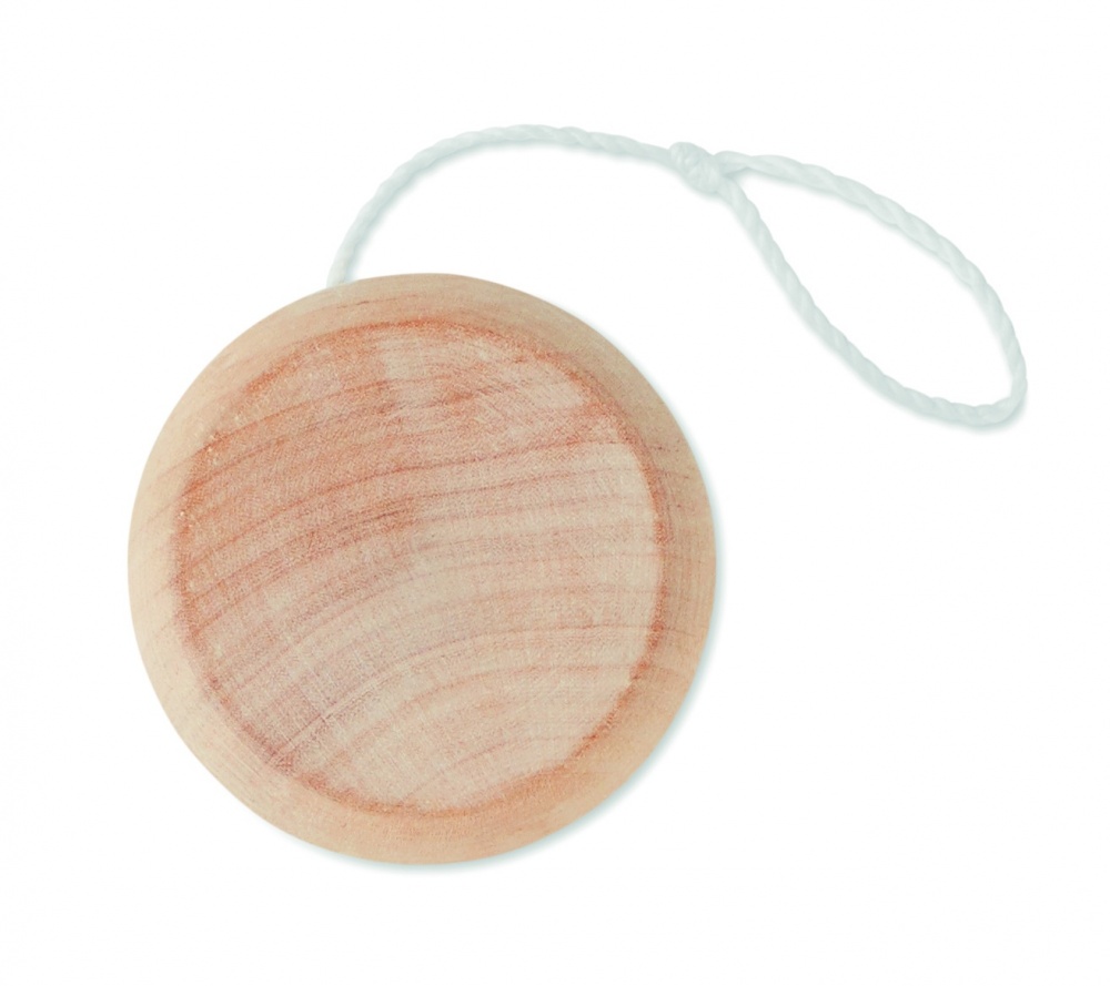 Logo trade promotional item photo of: Wooden yoyo