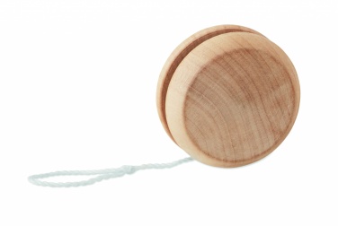 Logo trade promotional giveaways image of: Wooden yoyo