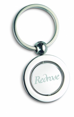 Logotrade promotional merchandise photo of: Globe metal key ring  WORLD