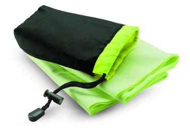 Logotrade promotional giveaway image of: Sport towel in nylon pouch