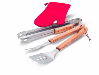 Logo trade advertising products image of: BBQ apron with BBQ tools