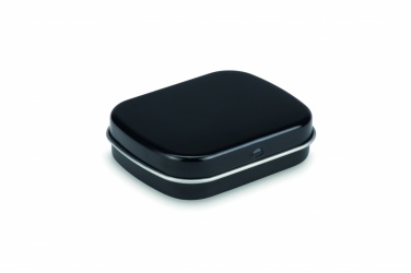 Logo trade promotional merchandise picture of: Easy tin silver w/mints