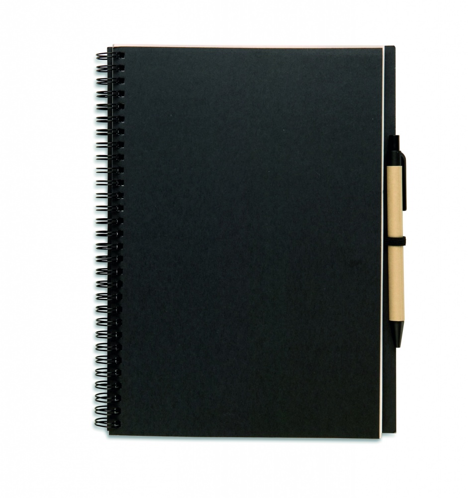 Logotrade promotional merchandise image of: Recycled notebook with pen