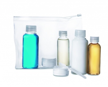Logotrade promotional item picture of: Travelling pouch with bottles