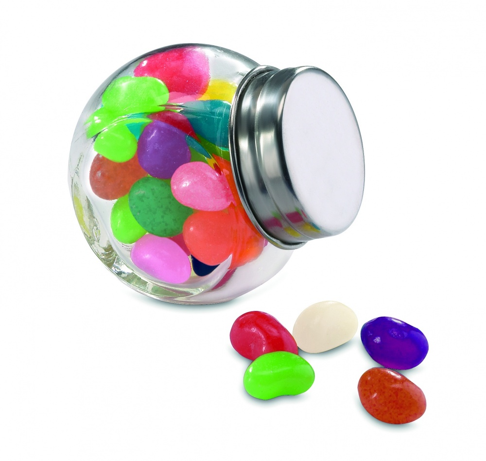 Logotrade promotional merchandise image of: Glass jar with jelly beans