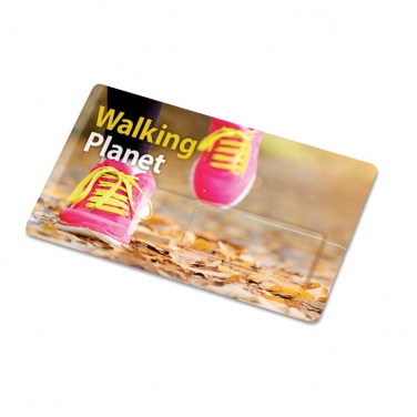 Logo trade promotional gifts image of: Creditcard. USB flash 4GB