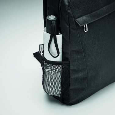 Logo trade promotional merchandise photo of: 600D RPET laptop backpack