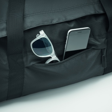 Logo trade corporate gifts picture of: Large sports bag in 300D RPET