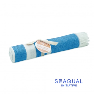 Logo trade promotional giveaways image of: SEAQUAL® hammam towel 100x170