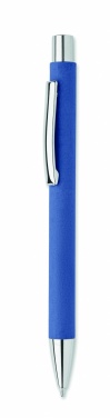 Logo trade promotional merchandise picture of: Recycled paper push ball pen