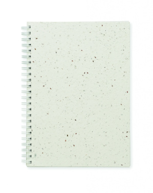 Logo trade promotional items image of: A5 seed paper cover notebook