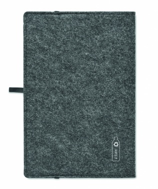 Logotrade business gift image of: A5 notebook RPET felt