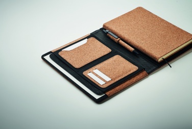 Logo trade promotional products picture of: A5 portfolio in cork