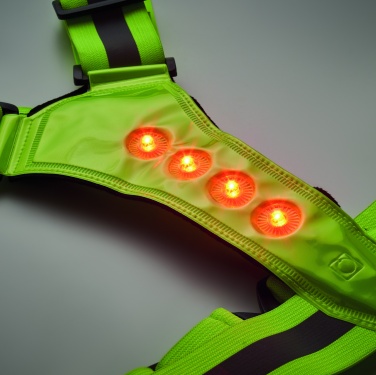 Logo trade corporate gift photo of: Reflective body belt with LED