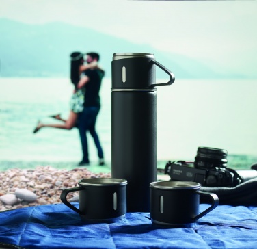 Logotrade advertising products photo of: Double wall bottle and cup set