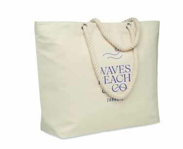 Logo trade promotional merchandise photo of: Beach cooler bag in cotton