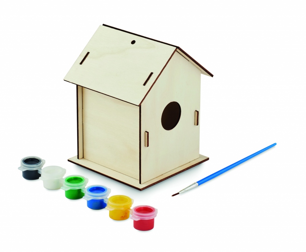 Logotrade business gifts photo of: DIY wooden bird house kit
