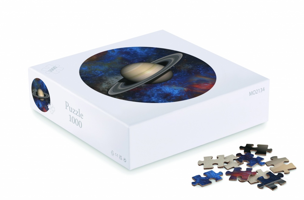 Logo trade promotional merchandise image of: 1000 piece puzzle in box
