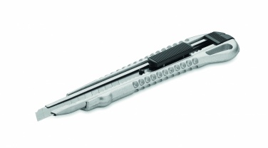 Logo trade business gifts image of: Aluminium retractable knife