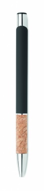 Logo trade promotional items picture of: Ballpoint pen made of aluminum with a cork grip