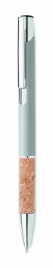 Logotrade promotional merchandise picture of: Ballpoint pen made of aluminum with a cork grip