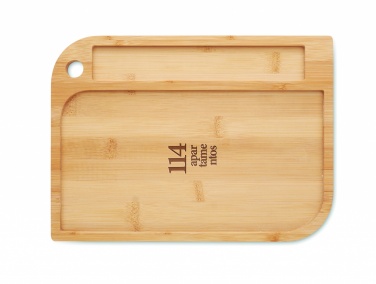 Logo trade promotional gifts picture of: Meal plate in bamboo