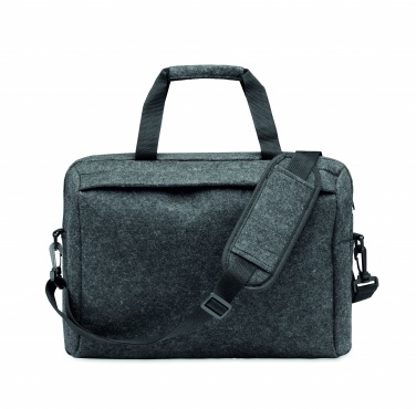 Logotrade promotional merchandise picture of: 15 inch RPET felt laptop bag