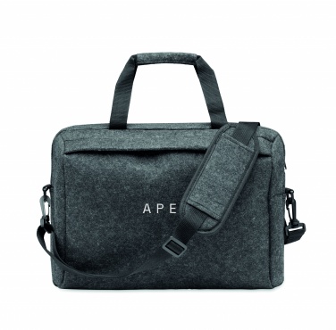 Logotrade corporate gift image of: 15 inch RPET felt laptop bag