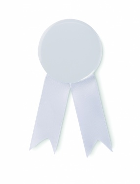 Logo trade promotional products picture of: Ribbon style badge pin