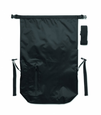Logo trade business gifts image of: RPET waterproof rolltop bag