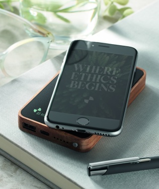 Logotrade promotional gift image of: Wireless 4000 mAh Power bank