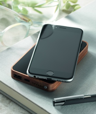 Logotrade promotional gift image of: Wireless 4000 mAh Power bank