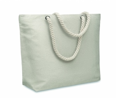 Logo trade corporate gifts picture of: Cord handle beach bag 220gr/m²