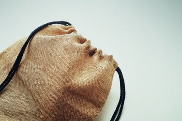 Logotrade promotional gift image of: Jute drawstring bag
