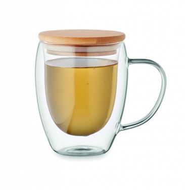 Logo trade promotional gifts image of: Double wall borosilicate mug