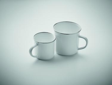 Logo trade promotional gift photo of: Enamel sublimation mug 200ml