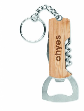 Logotrade promotional product picture of: 3 in 1 bamboo pocket tool
