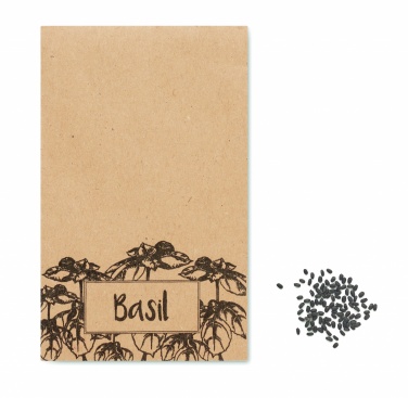 Logotrade promotional giveaway picture of: Basil seeds in craft envelope