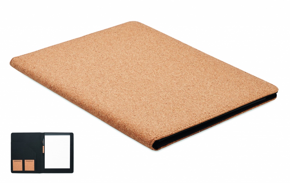 Logo trade promotional product photo of: A4 cork conference folder