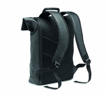 Logotrade promotional item image of: Laptop PU Rolltop backpack