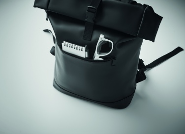 Logotrade promotional items photo of: Laptop PU Rolltop backpack