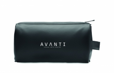 Logo trade promotional merchandise image of: Soft PU cosmetic bag and zipper