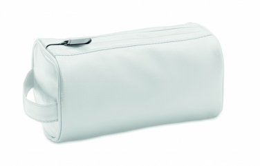 Logo trade promotional items image of: Soft PU cosmetic bag and zipper