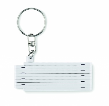 Logotrade promotional merchandise picture of: Carpenters ruler key ring 50cm Kotka