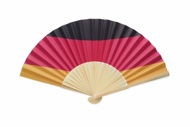 Logo trade business gifts image of: Manual fan flag design