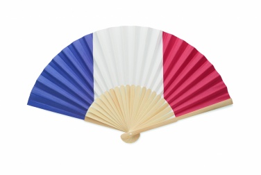 Logo trade promotional giveaway photo of: Manual fan flag design