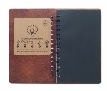 Logo trade promotional products picture of: A5 Birch tree GROWBOOK™