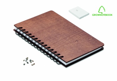 Logotrade advertising product picture of: A5 Birch tree GROWBOOK™
