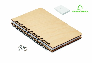 Logotrade business gift image of: A5 Birch tree GROWBOOK™