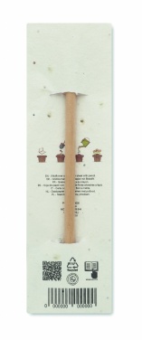 Logotrade promotional giveaways photo of: Natural pencil in seeded pouch
